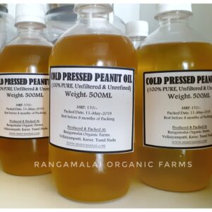 100% Pure Cold Pressed Peanut Oil, 500ml