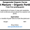 Goat Manure