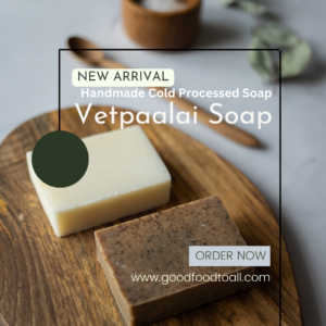 Handmade Cold Processed Vetpaalai Soap for Eczema / Psoriasis