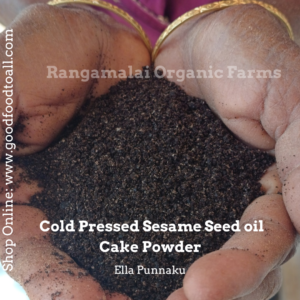 Cold Pressed Organic Sesame Oil Cake Powder | Ellu Punnakku | Biofertilizer