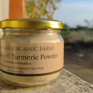Kasturi Manjal / Wild White Turmeric Powder [Curcuma Aromatica] - Skin Brightening & Tan Removal Face Pack