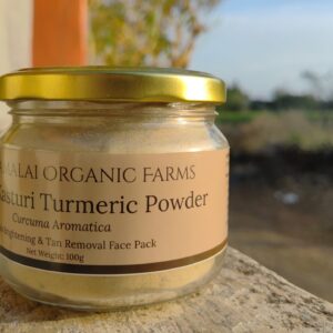 Kasturi Manjal / Wild White Turmeric Powder [Curcuma Aromatica] – Skin Brightening & Tan Removal Face Pack